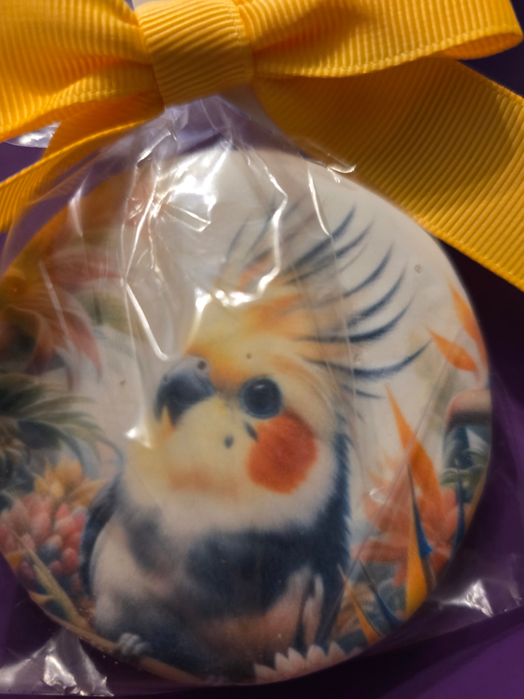 Sugar Cookie Cockatiel Face