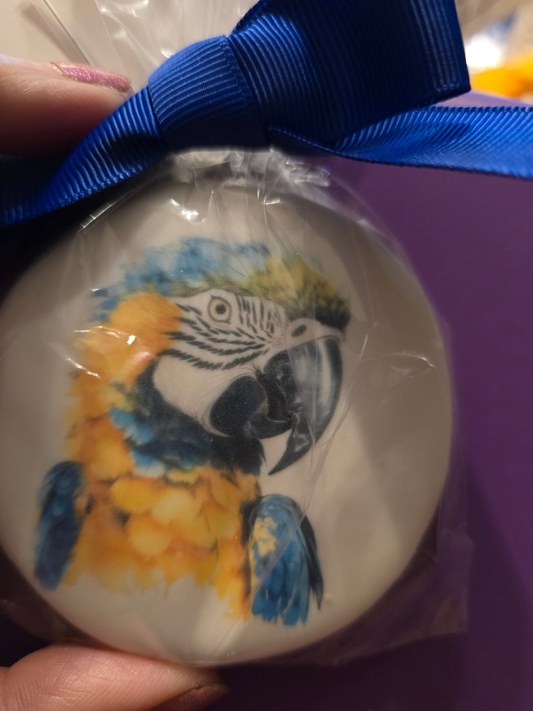 Sugar Cookies Blue and Gold Macaw